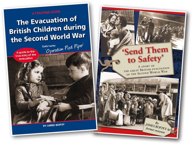 for further information on the evacuation, you can purchase one of our books, a teaching guide or a book with stories in from evacuees themselves