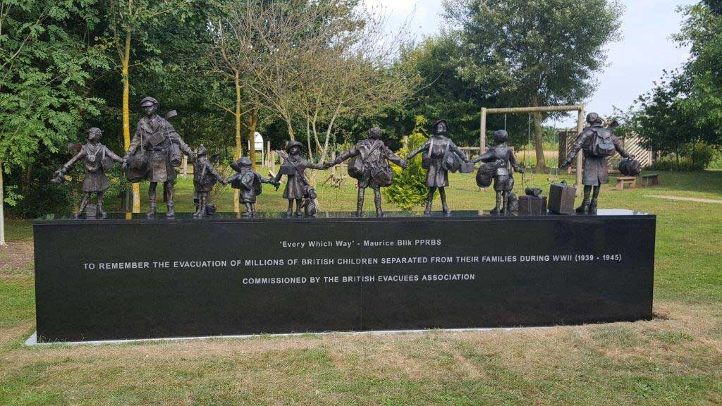 Evacuee Memorial at the National Memorial Arboretum in Staffordshire by Maurice Blik